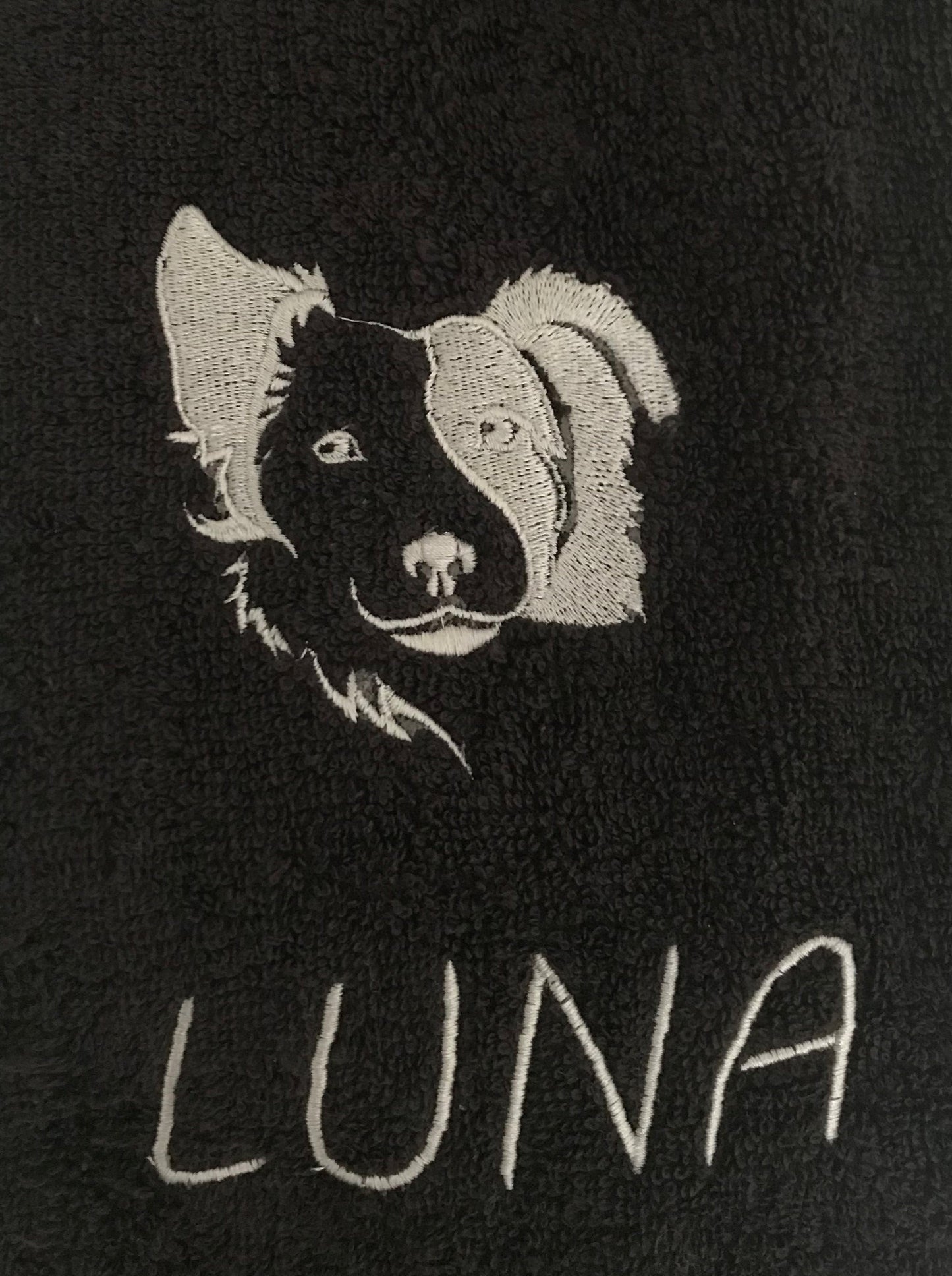 Pet Fleece Blanket - Border Collie - Personalised