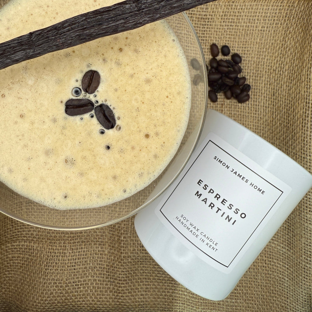 Espresso Martini Candle - Luxury Soy Wax Coffee Candle
