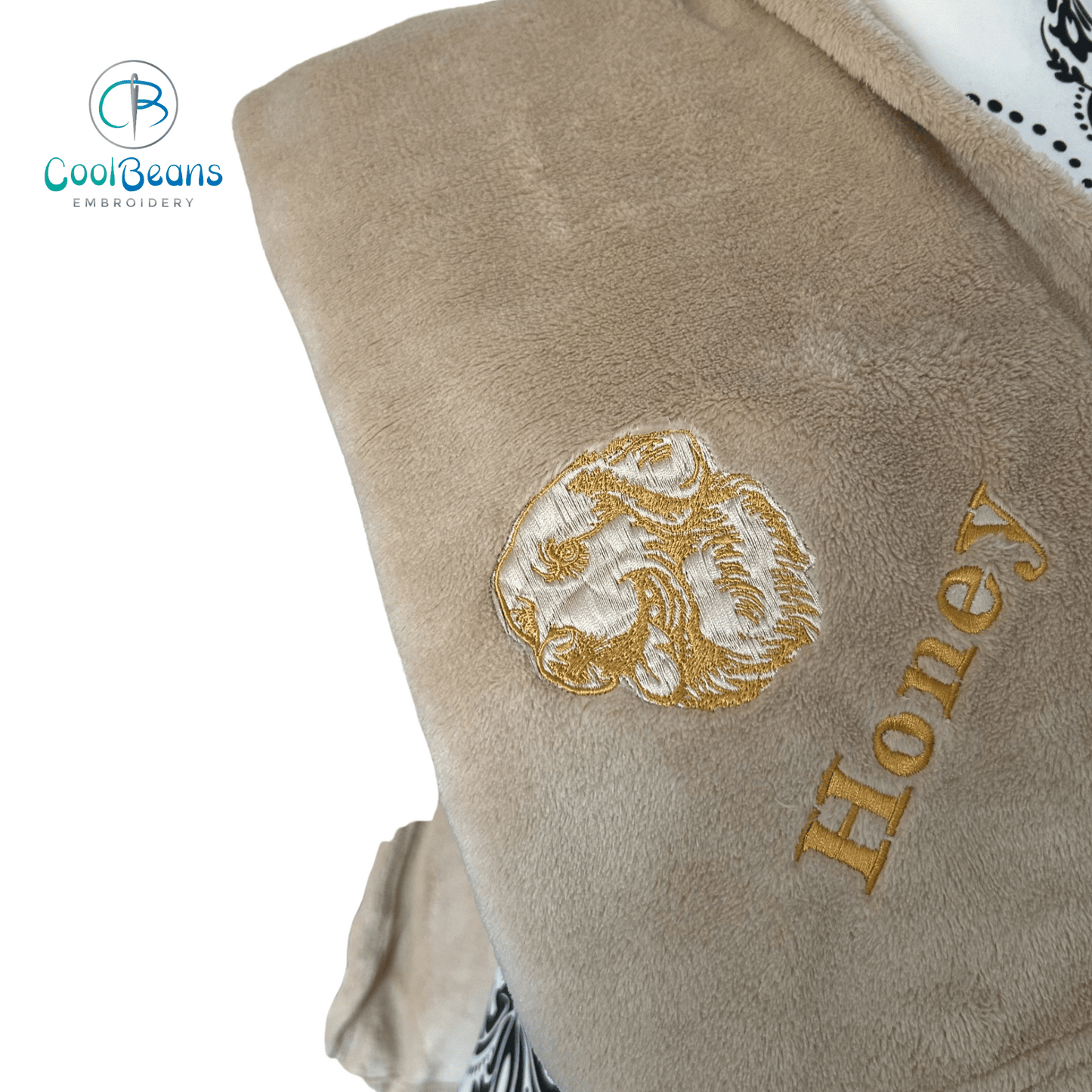 Pet Fleece Blanket - Golden Retriever - Personalised