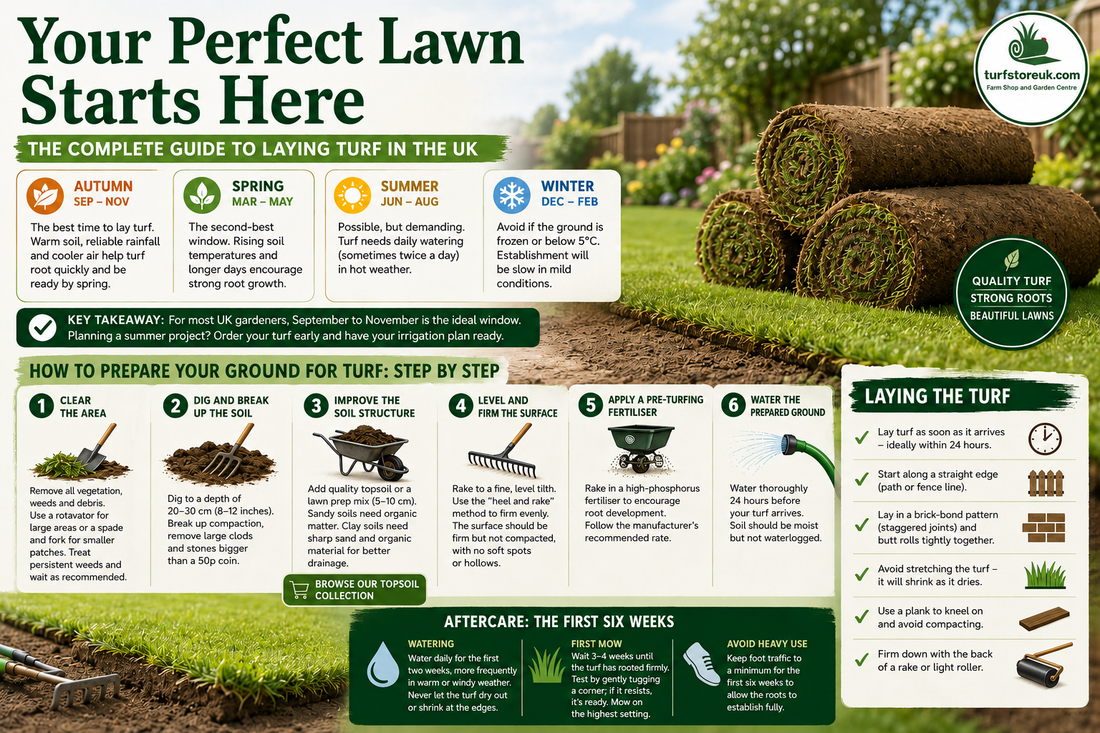 When to Lay Turf and How to Prepare Your Ground