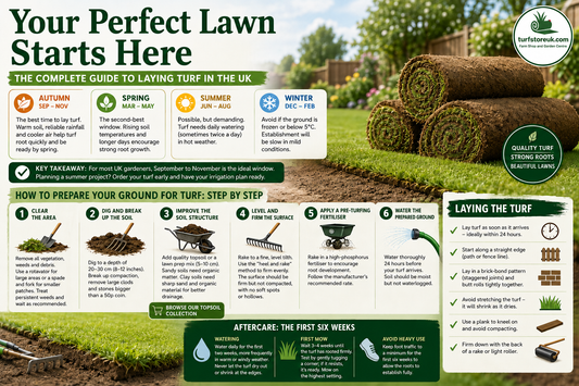 When to Lay Turf and How to Prepare Your Ground