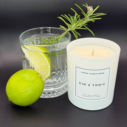 Gin & Tonic Candle - Luxury Soy Wax