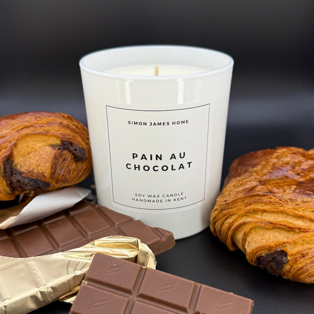Pain au Chocolat Candle - Luxury Soy Wax - Simon James Home