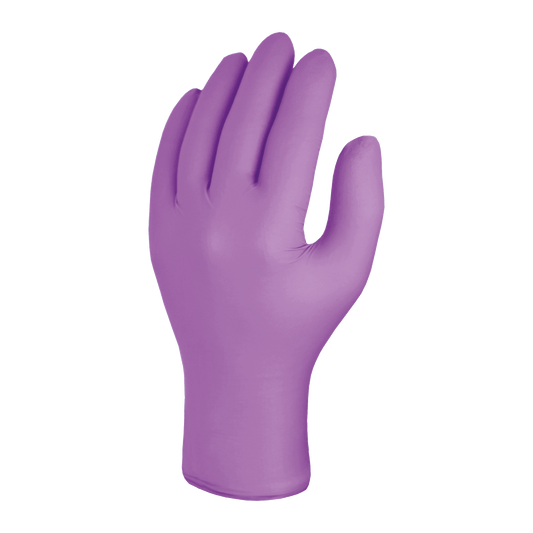 SKYTEC Iris Purple Nitrile Disposable Latex Free Gloves (BOX OF 100)