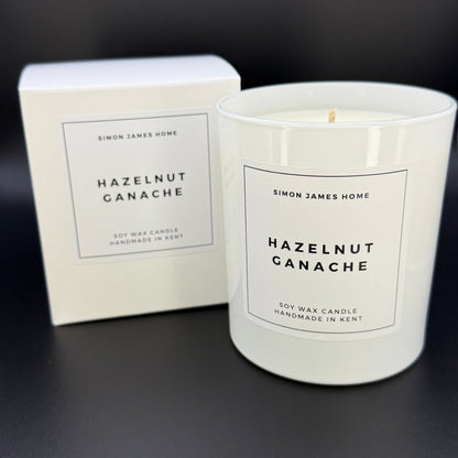 Hazelnut Ganache Candle - Luxury Soy Wax