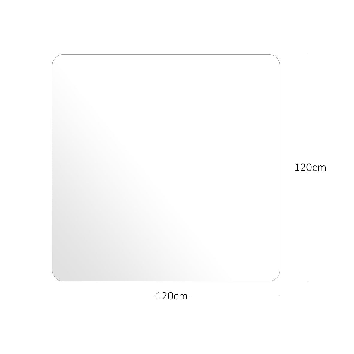 Chair Mat for Hard Floors - Frosted