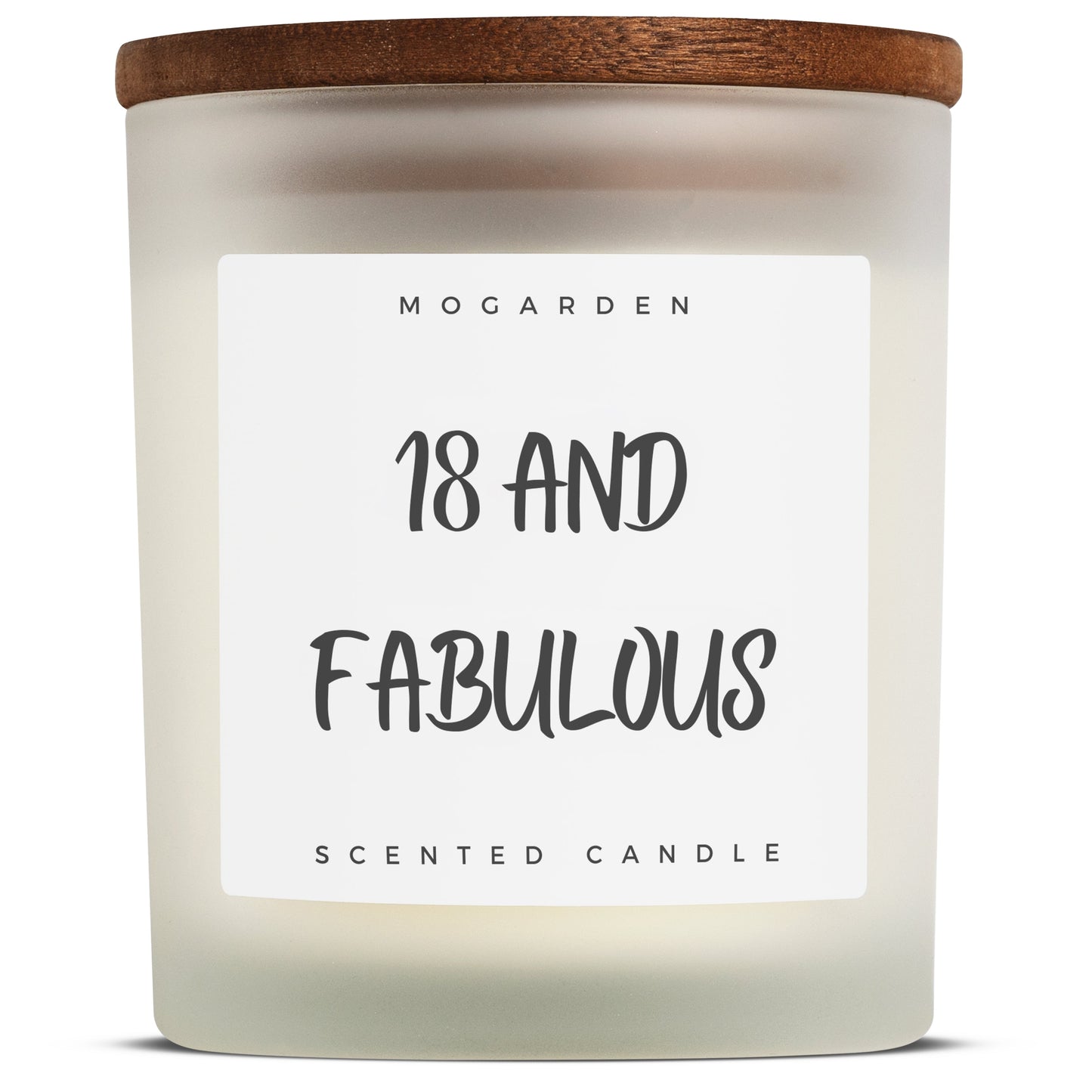 18th Birthday Candle - Luxury Vanilla Soy 220g | 18th Birthday Gift