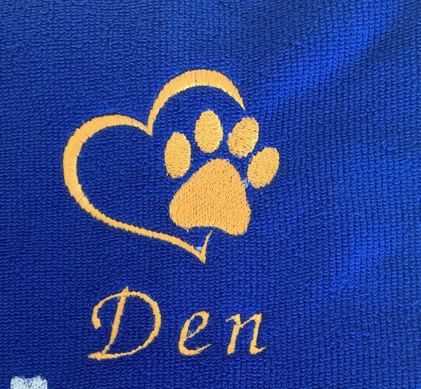 Pet Bubble Blanket - Paw in Heart - Personalised