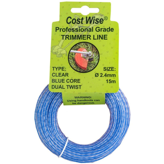 Strimmer Line Dual Blue Twist 2.4mm x 15m