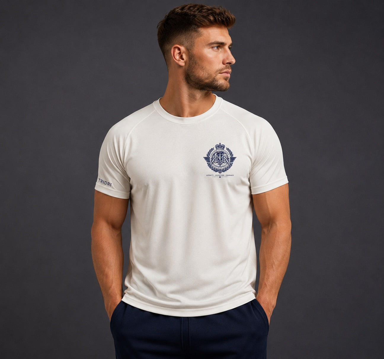 Elite White Training T-Shirt Mens