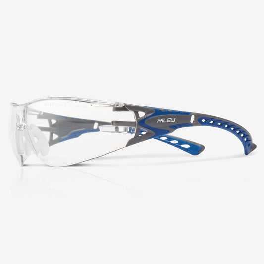 RILEY Stream Evo  Anti Fog  Wrap Around Safety Glasses with Clear Lens