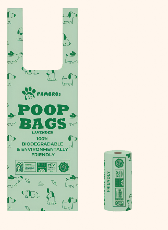 Scented Dog Poop Bags - Biodegradable Lavender Scent  – Leak-Proof & Eco-Friendly (150 Bags)