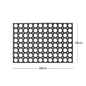 Heavy Duty Non Slip Rubber Ring Entrance Doormat