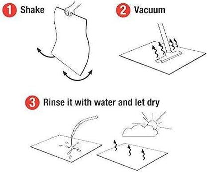 Indoor Dirt-Trapper Easy-Clean Door Mat - Fan Pattern