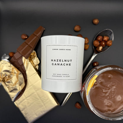 Hazelnut Ganache Candle - Luxury Soy Wax