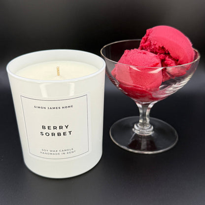 Berry Sorbet Candle - Luxury Soy Wax