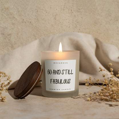 60th Birthday Candle - Luxury Vanilla Soy 220g | 60th Birthday Gift
