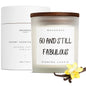 60th Birthday Candle - Luxury Vanilla Soy 220g | 60th Birthday Gift