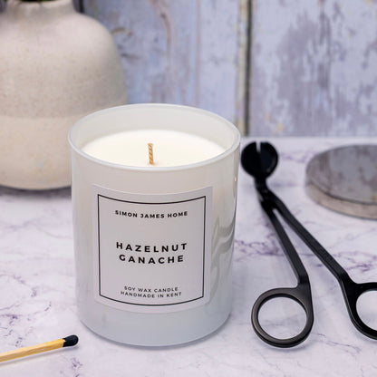 Hazelnut Ganache Candle - Luxury Soy Wax
