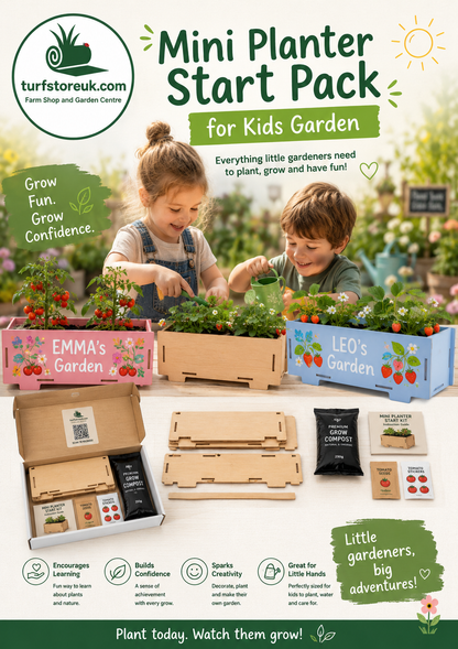 Kids Garden Mini Planter Starter Pack – Little Gardeners, Big Adventures