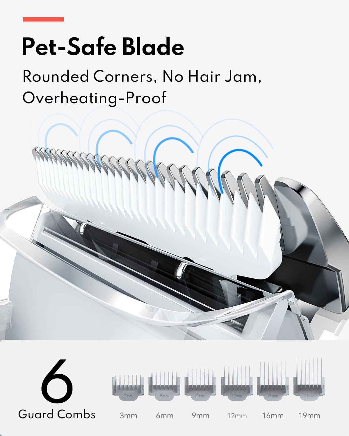 HomeRunPet Ultra Quiet Pet Vacuum, Suction 99% pet Hair, 6 Tool Grooming Kit, Anti Shedding, 1.85L Dust Cup, Home Grooming & Cleaning for Dogs, Cats, Others