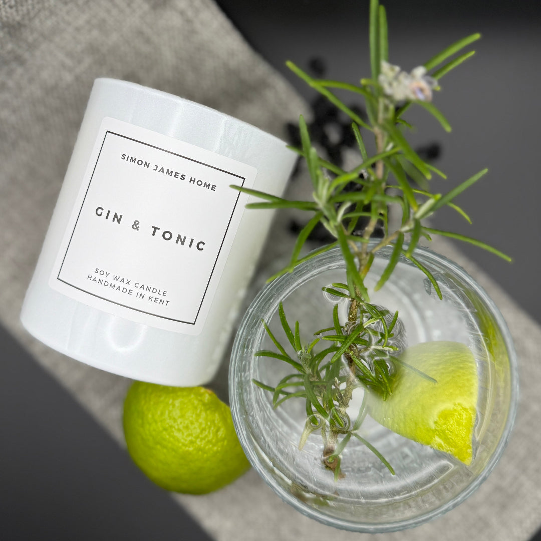 Gin & Tonic Candle - Luxury Soy Wax