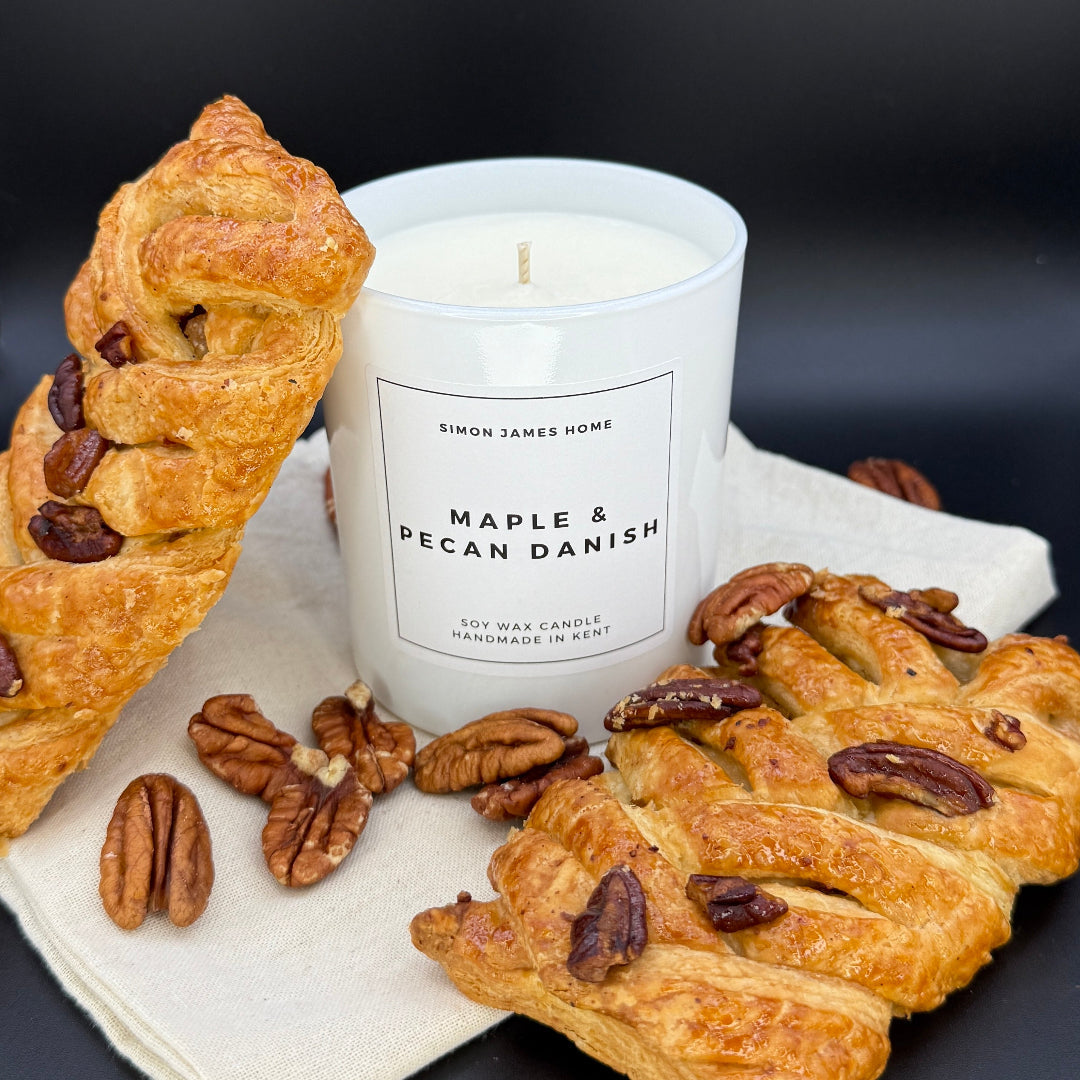 Maple & Pecan Danish Candle - Luxury Soy Wax