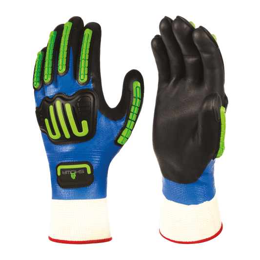 SHOWA 377-IP Impact Protect Oil Resistant Safety Work Gloves