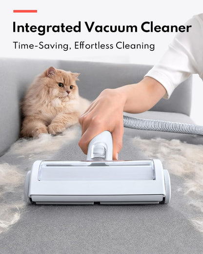 HomeRunPet Ultra Quiet Pet Vacuum, Suction 99% pet Hair, 6 Tool Grooming Kit, Anti Shedding, 1.85L Dust Cup, Home Grooming & Cleaning for Dogs, Cats, Others