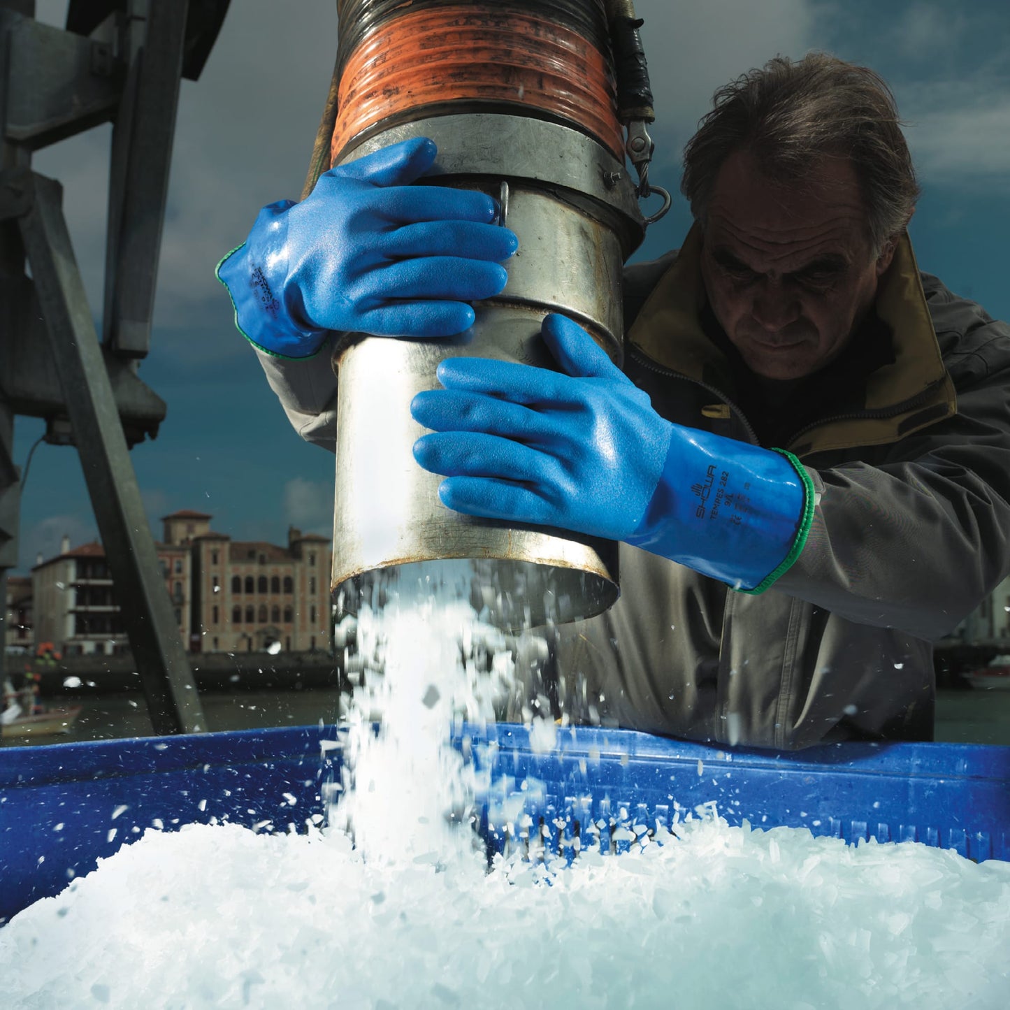 SHOWA Temres 282 Waterproof Thermal Gauntlet Work Gloves