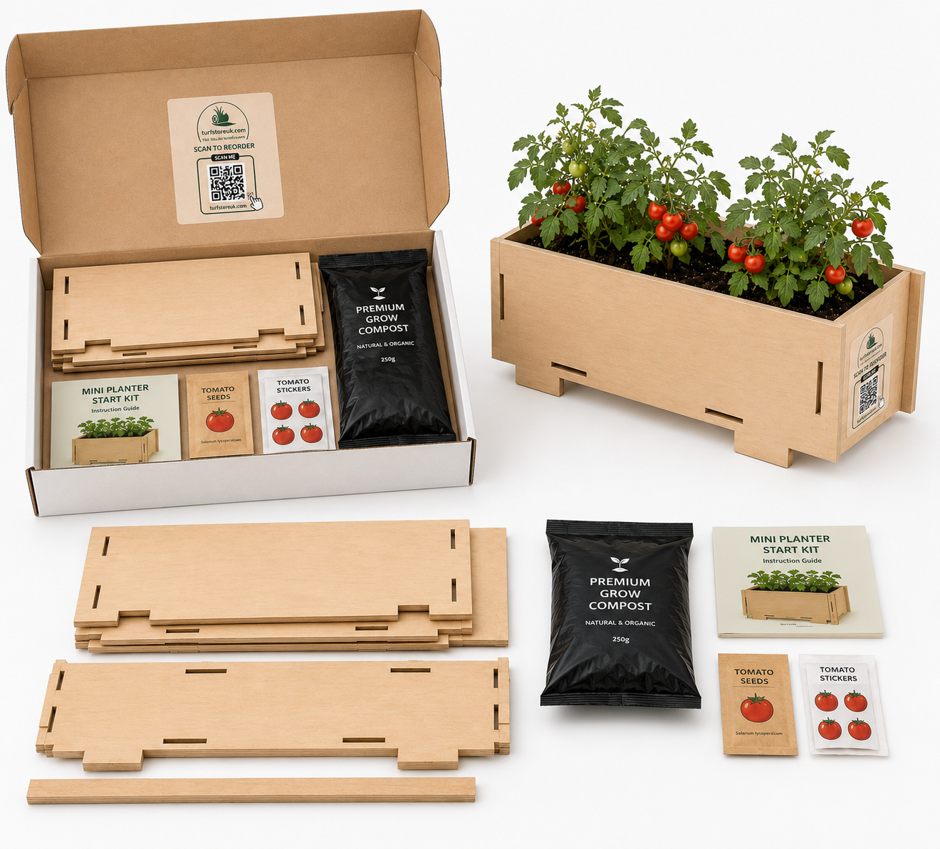 Kids Garden Mini Planter Starter Pack – Little Gardeners, Big Adventures