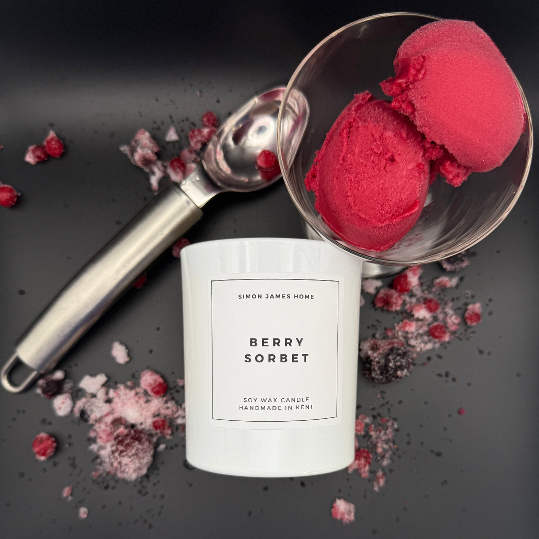 Berry Sorbet Candle - Luxury Soy Wax