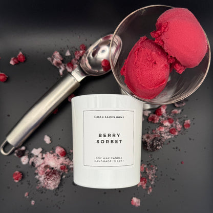 Berry Sorbet Candle - Luxury Soy Wax