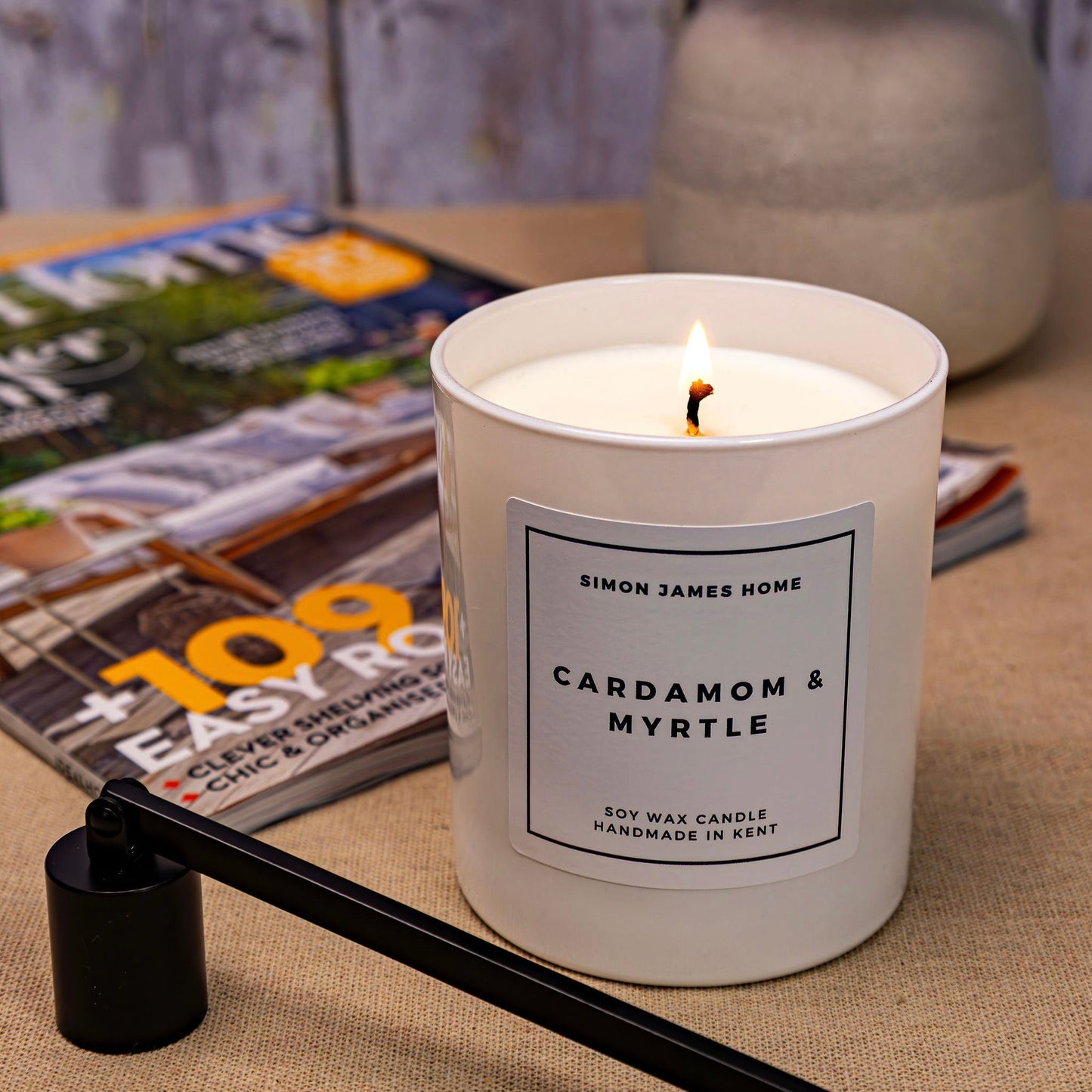 Cardamom & Myrtle Candle - Luxury Soy Wax