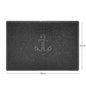 "Anchors Away" Grey Spaghetti Door Mat