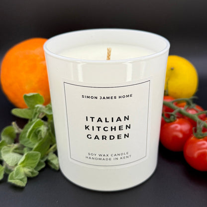Italian Kitchen Garden Candle - Luxury Soy Wax - Botanical Candle