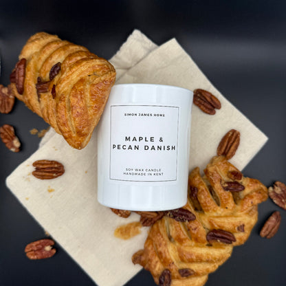 Maple & Pecan Danish Candle - Luxury Soy Wax