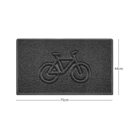"Cycle" Grey Spaghetti Doormat