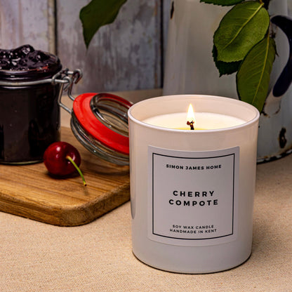 Cherry Compote Candle - Luxury Soy Wax