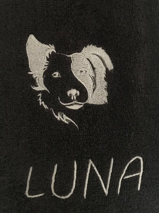 Pet Fleece Blanket - Border Collie - Personalised