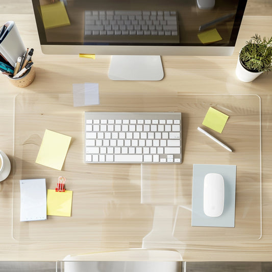PVC Clear Desk Mat - Transparent