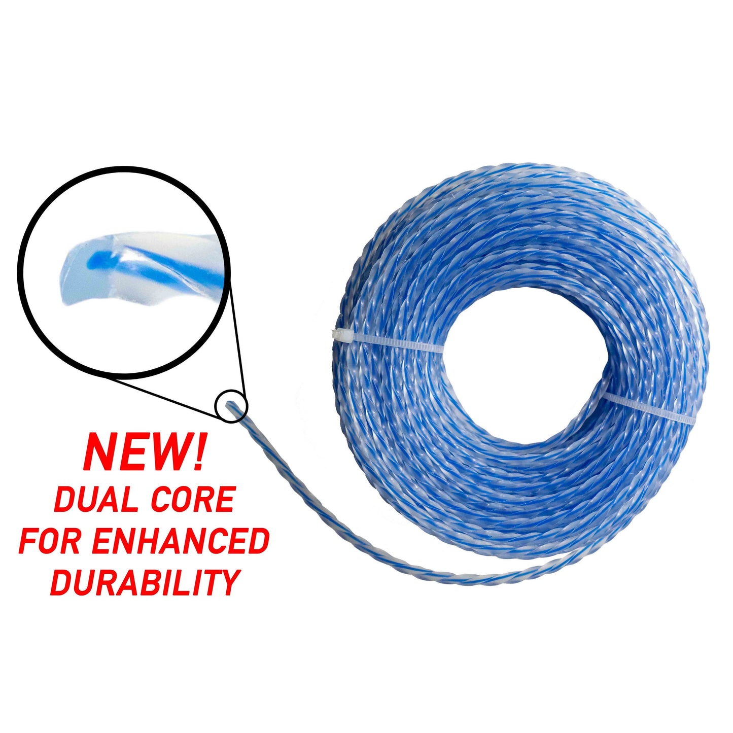 Strimmer Line Dual Blue Twist 2.4mm x 15m
