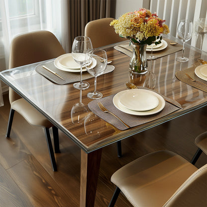 PVC Dining Table Mat - Transparent