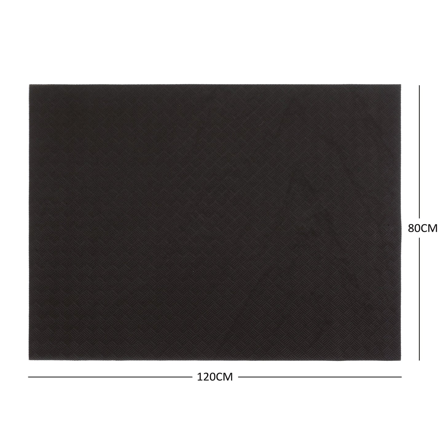 Eco Friendly Rubber BBQ Floor Protection Mat - 120cm x 80cm