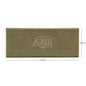 "Caravan" Grey Spaghetti Door Mat