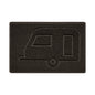 Embossed Spaghetti Outdoor Doormat - Brown