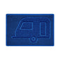 "Caravan" Grey Spaghetti Door Mat