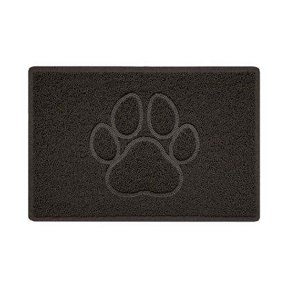Embossed Spaghetti Outdoor Doormat - Brown