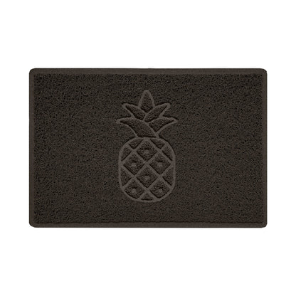 Embossed Spaghetti Outdoor Doormat - Brown