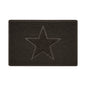 Embossed Spaghetti Outdoor Doormat - Brown